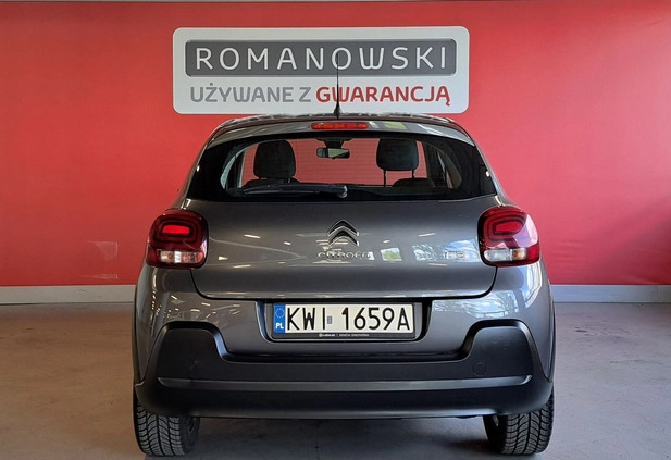 Citroen C3 cena 49900 przebieg: 57493, rok produkcji 2019 z Kraków małe 407